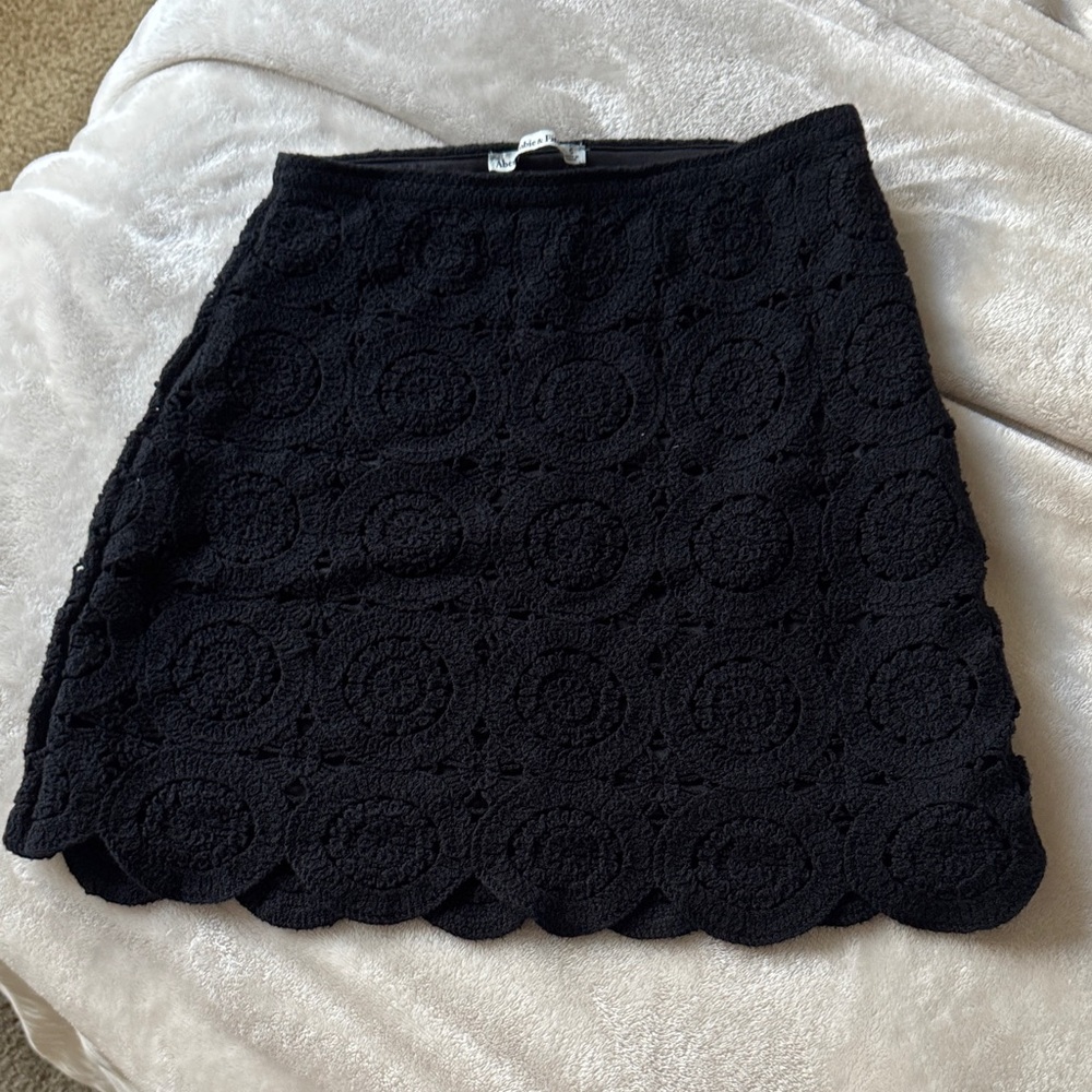 Abercrombie crochet skirt